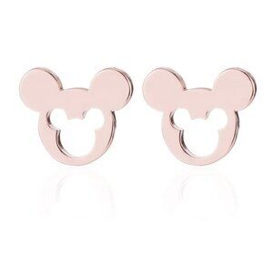 Mickey Mouse Earrings‎ Gold Rose (78)